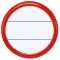 コクヨ　丸型名札（安全ピン・クリップ両用型）　表示面直径４０ｍｍ　赤　ナフ－１５Ｒ　１セット（５０個）