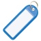 コクヨ　ソフトキーホルダー型名札　カード寸法４２×１７ｍｍ　青　ナフ－２２５Ｂ　１セット（５０個）