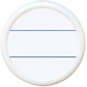 コクヨ　丸型名札（安全ピン・クリップ両用型）　表示面直径４０ｍｍ　白　ナフ－１５Ｗ　１セット（５０個）1