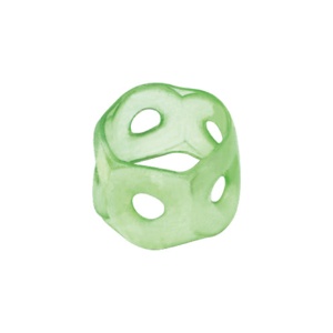 コクヨ　リング型紙めくり（メクリン）　Ｍ　透明グリーン　メク－２１ＴＧ　１セット（５０個：５個×１０パック）2