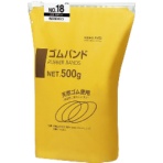 コクヨ　ゴムバンド　Ｎｏ．１８　内径約４４ｍｍ　５００ｇ／パック　コム－５１８　１セット（５パック）