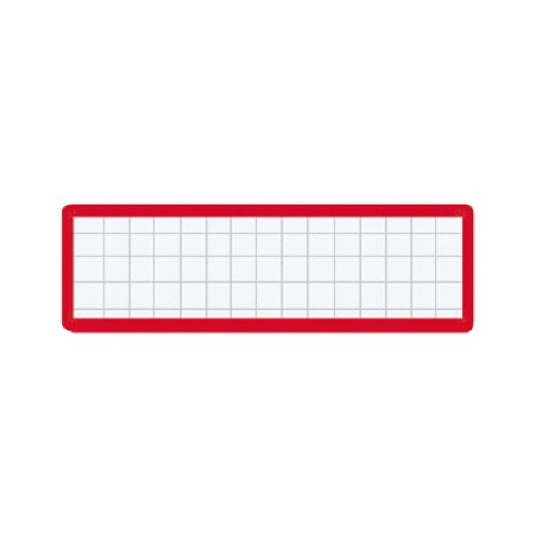 コクヨ　マグネット見出し　１９×７５ｍｍ　赤　マク－４０２Ｒ　１セット（１０個）1