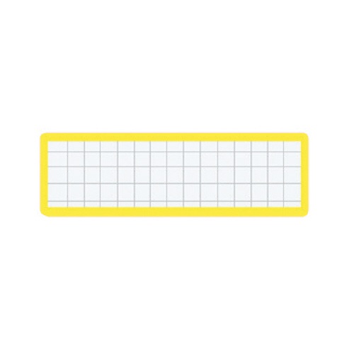 コクヨ　マグネット見出し　１９×７５ｍｍ　黄　マク－４０２Ｙ　１セット（１０個）1