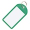 コクヨ　ソフトキーホルダー型名札　カード寸法４５×２８ｍｍ　緑　ナフ－２２０Ｇ　１セット（５０個）