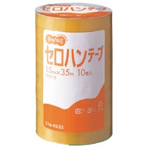 ＴＡＮＯＳＥＥ　セロハンテープ　１５ｍｍ×３５ｍ　１セット（２００巻：１０巻×２０パック）1