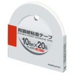 コクヨ　両面紙粘着テープ　１０ｍｍ×２０ｍ　Ｔ－２１０　１セット（１０巻）