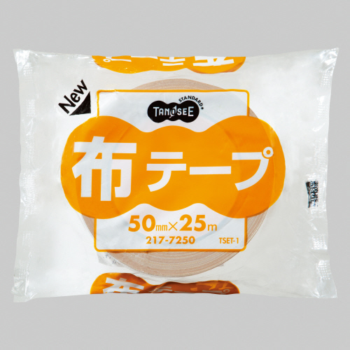 たのめーる】TANOSEE 布テープ 中梱包用 0.24mm厚 50mm×25m 1 たのめーる】TANOSEE 布テープ 中梱包用 0.24mm厚 50mm×25m 1