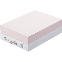 ＴＡＮＯＳＥＥ　αエコカラーペーパーＩＩ　Ａ４　ライトピンク　１セット（２５００枚：５００枚×５冊）1