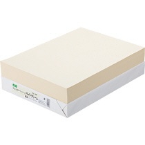 ＴＡＮＯＳＥＥ　αエコカラーペーパーＩＩ　Ｂ４　ライトクリーム　１セット（２５００枚：５００枚×５冊）1