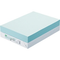 ＴＡＮＯＳＥＥ　αエコカラーペーパーＩＩ　Ｂ４　ライトブルー　１セット（２５００枚：５００枚×５冊）1