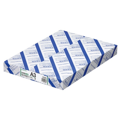 コクヨ　ＫＢ用紙（共用紙）　Ａ３　ＫＢ－ＫＷ３８　１箱（１５００枚：５００枚×３冊）1
