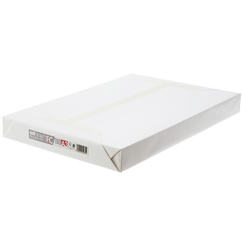 ＴＡＮＯＳＥＥ　αエコペーパー　タイプＦＣ　Ａ３　超厚口　１８０ｇ　１セット（８００枚：２００枚×４冊）1