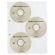 コクヨ　ＣＤ／ＤＶＤポケット　Ａ４タテ　２穴　両面６ポケット　ＥＤＢ－Ａ２７５　１セット（３０枚：３枚×１０パック）2