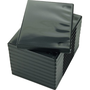 ナガセテクノサービス　ＣＤ／ＤＶＤ　Ｍ－ロック　トールケース　１枚収納　ブラック　ＦＤ１００１ＴＬＢ１０　１セット（５０枚：１０枚×５パック）1