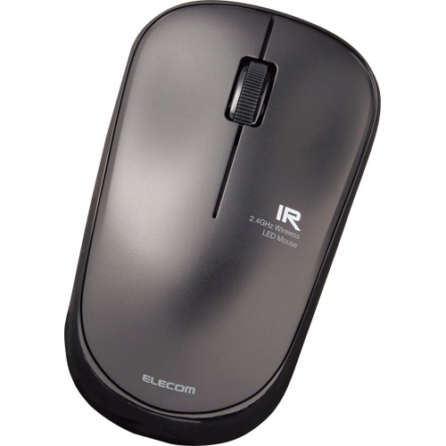 エレコム　３ボタン　無線ＩＲマウス　簡易パッケージ　ブラック　Ｍ－ＩＲ０７ＤＲＢＫＴ　１セット（５個）1