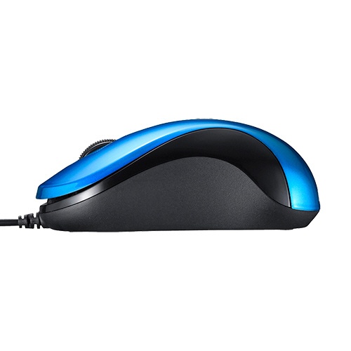 バッファロー　有線　ＢｌｕｅＬＥＤ　静音　３ボタンマウス　ブルー　ＢＳＭＢＵ１００ＢＬ　１セット（５個）3