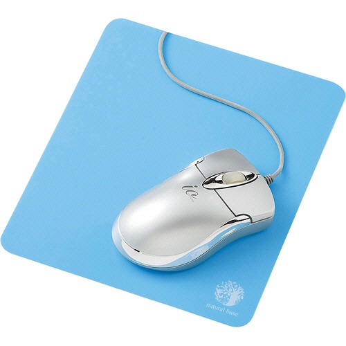 サンワサプライ　ベーシックマウスパッド　ｎａｔｕｒａｌ　ｂａｓｅ　ブルー　ＭＰＤ－ＯＰ５４ＢＬＮ　１セット（５枚）3