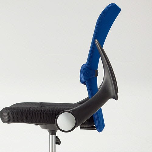 不二貿易　メッシュバックチェアー　ハンターII　アームアップタイプ　グリーン　ＨＦ－３８ＡＵＧＲ　１セット（４脚）4