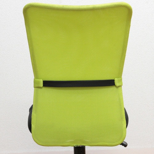 不二貿易　メッシュバックチェアー　ハンターII　肘なし　ブラック　ＨＦ－３８ＢＫ　１セット（４脚）2