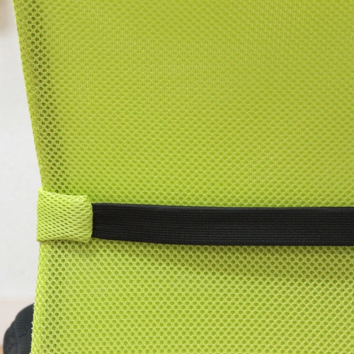 不二貿易　メッシュバックチェアー　ハンターII　肘なし　オレンジ　ＨＦ－３８ＯＲ　１セット（４脚）3