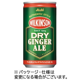 アサヒ飲料　ウィルキンソン　ドライジンジャエール　１９０ｍｌ　缶　１ケース（３０本）