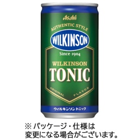 アサヒ飲料　ウィルキンソン　トニック　１９０ｍｌ　缶　１セット（６０本：３０本×２ケース）