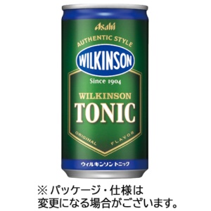 アサヒ飲料　ウィルキンソン　トニック　１９０ｍｌ　缶　１セット（６０本：３０本×２ケース）1