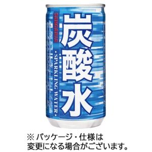 サンガリア　炭酸水　１８５ｍｌ　缶　１セット（６０本：３０本×２ケース）1