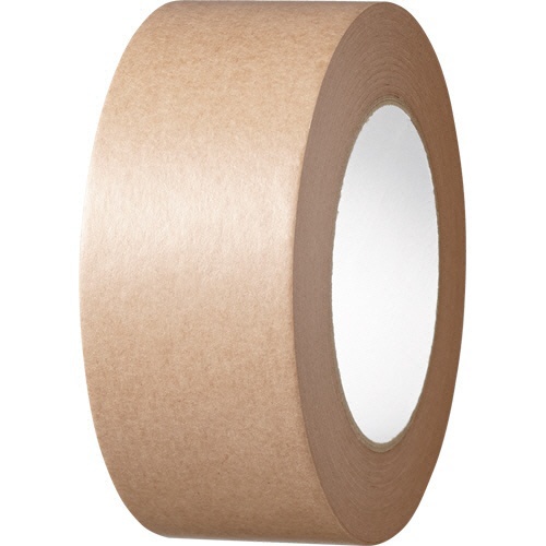 ＴＡＮＯＳＥＥ　軽包装用クラフトテープ　５０ｍｍ×５０ｍ　厚み約０．１３ｍｍ　１セット（１０００巻）2