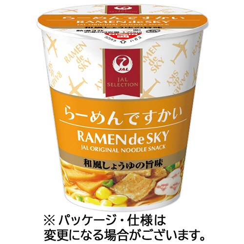 ＪＡＬＵＸ　ＪＡＬセレクション　らーめんですかい　３７ｇ　１ケース（１５食）1