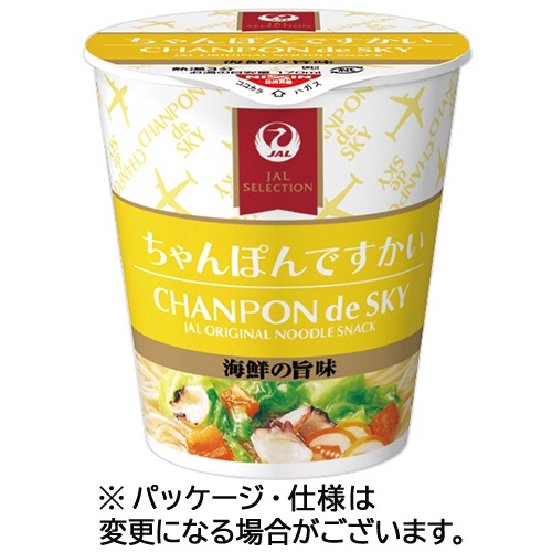 ＪＡＬＵＸ　ＪＡＬセレクション　ちゃんぽんですかい　３９ｇ　１ケース（１５食）1
