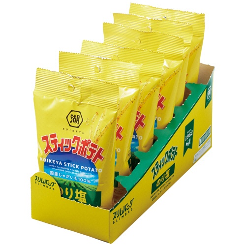 湖池屋　スリムバッグ　スティックポテト　のり塩　３４ｇ　１セット（６パック）2