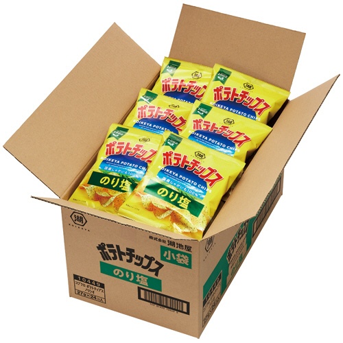 湖池屋　ポテトチップス　のり塩　２７ｇ　１セット（２４パック）2