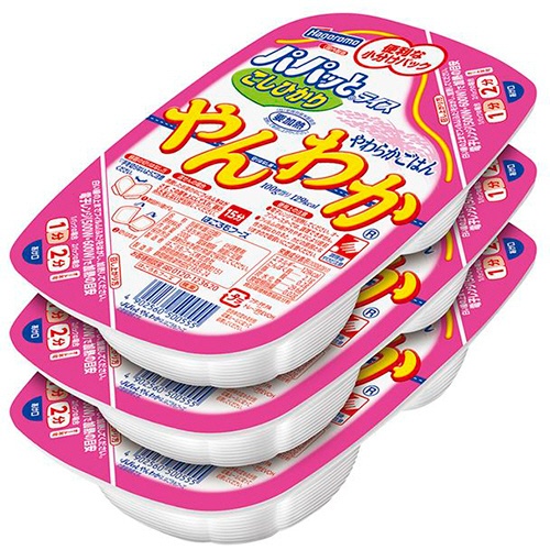 はごろもフーズ　パパッとライス　やんわかごはんこしひかり　２００ｇ／個　１セット（２４個：３個×８パック）1