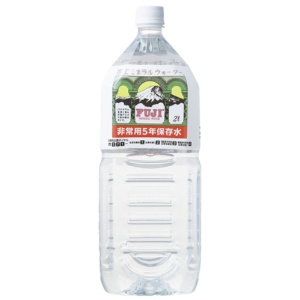 富士ミネラルウォーター　非常用５年保存水　２Ｌ　ペットボトル　１ケース（６本）1