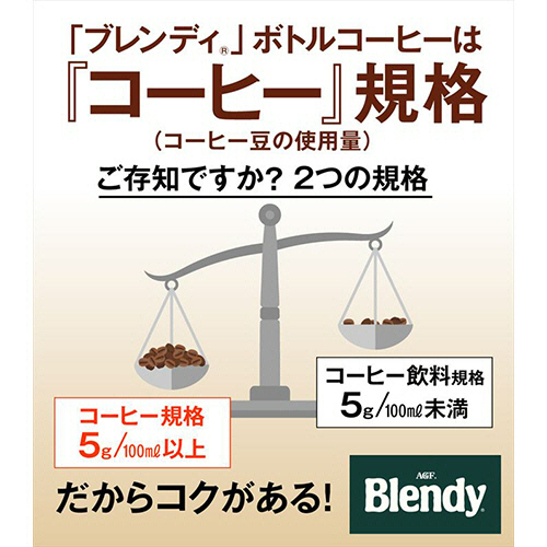 たのめーる 味の素agf ブレンディ ボトルコーヒー オリジナル 900ml ペットボトル 1セット 24本 12本 2ケース の通販