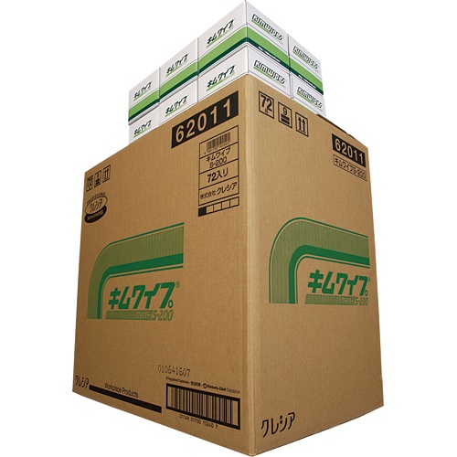 日本製紙クレシア　キムワイプ　Ｓ－２００　６２０１１　１セット（１４４００枚：２００枚×７２パック）1