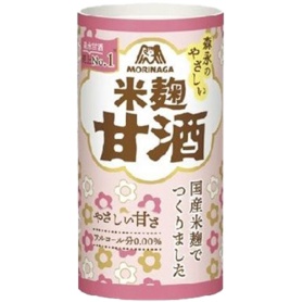 森永製菓　森永のやさしい米麹甘酒　１２５ｍｌ　カートカン　１ケース（３０本）