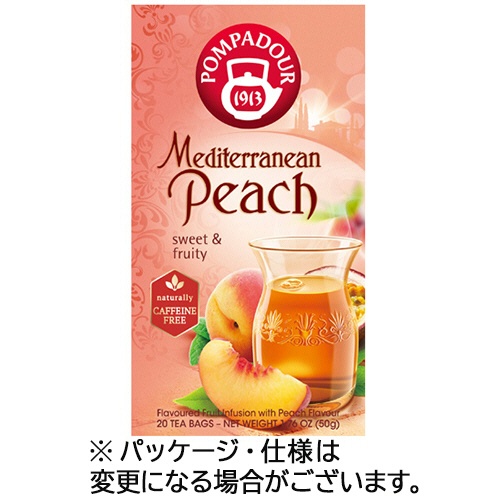 ポンパドール　地中海ピーチ　１セット（６０バッグ：２０バッグ×３箱）1