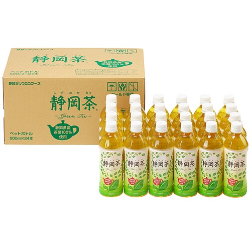 ミツウロコビバレッジ　静岡茶　５００ｍｌ　ペットボトル　１ケース（２４本）2