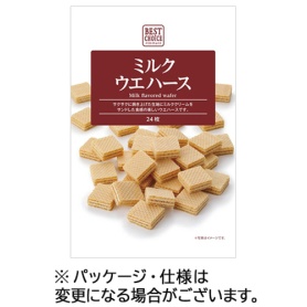 三浦製菓　ベストチョイス　ミルクウエハース　１セット（２８８枚：２４枚×１２パック）