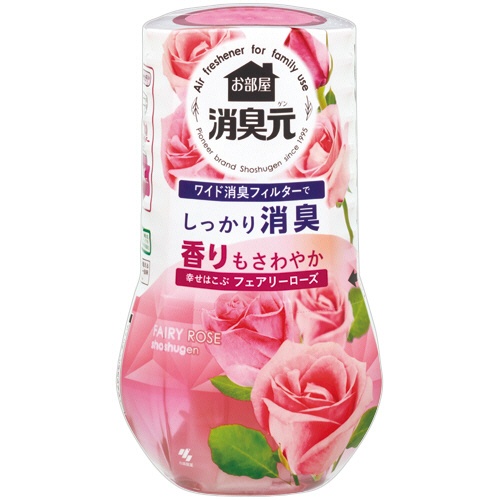 小林製薬　お部屋の消臭元　幸せはこぶフェアリーローズ　４００ｍＬ　１セット（５個）1