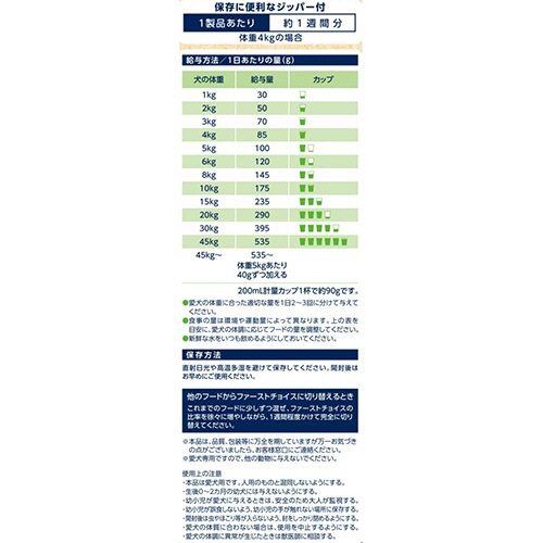 アース・ペット　ファーストチョイス　Ｃｈｏｉｃｅ　Ｓ　成犬１歳以上に　２．４ｋｇ（６００ｇ×４袋）／パック　１セット（４パック）3