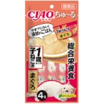 いなばペットフード　チャオ　ちゅーる　総合栄養食　１歳までの子ねこ用　まぐろ　１４ｇ／本　１セット（２４本：４本×６パック）