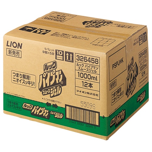 ライオン　ルック　パイプマン　スムースジェル　１０００ｍｌ　１セット（１２本）1