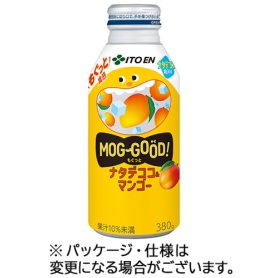 伊藤園　もぐっと！　ナタデココ＆マンゴー　３８０ｇ　ボトル缶　１ケース（２４本）