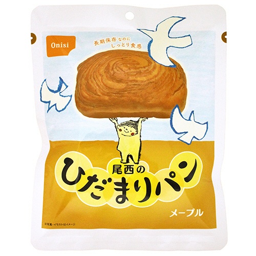 尾西食品　尾西のひだまりパン　メープル　４５ＨＰ－Ｍ　１セット（３６食）1