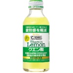 ハウスウェルネスフーズ　Ｃ１０００ビタミンレモン　クエン酸　１４０ｍｌ　瓶　１ケース（３０本）