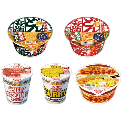 日清食品　日清ミニーズ［東］　５種　１セット（３０食：５食×６パック）2
