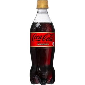 コカ・コーラ　ゼロカフェイン　５００ｍｌ　ペットボトル　１セット（４８本：２４本×２ケース）1
